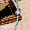A four-leaf clover watch, a women's full diamond bracelet, a fashionable women's watch with luminous water resistance and a high-end feel, is being sold live on Douyin Application Scenario